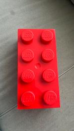 Lego steen opbergdoos lunchbox, Hobby en Vrije tijd, Taarten en Cupcakes maken, Ophalen of Verzenden, Zo goed als nieuw, Taarten of Cupcakes