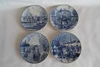 Delfts Blauw 4 Seizoenen Borden, Antiek en Kunst, Ophalen of Verzenden