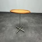 Arco design noten hout bijzettafel Stand-By Boonzaaijer, Ophalen of Verzenden, Zo goed als nieuw, Ovaal