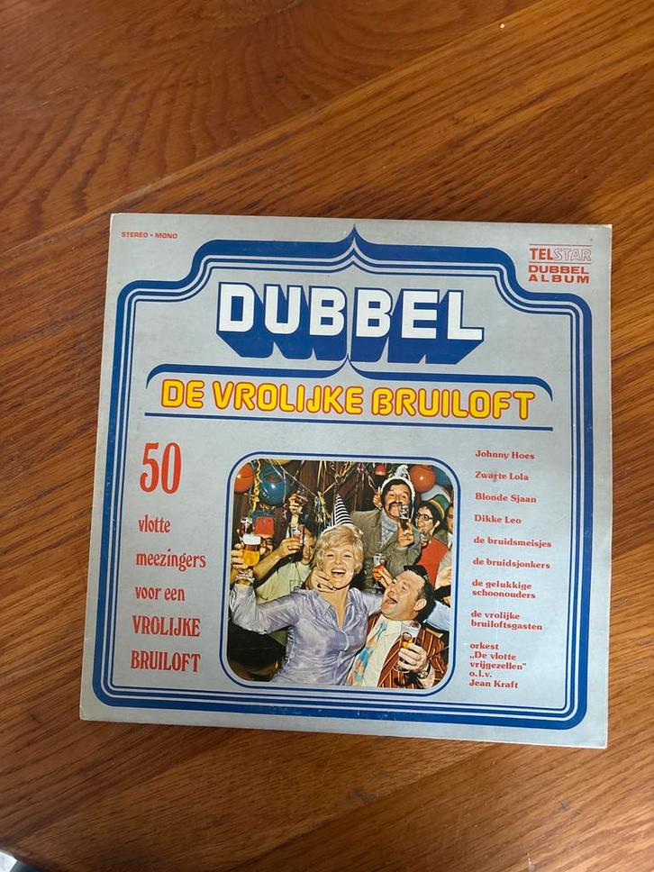 Dubbel - De Vrolijke Bruiloft LP, Cd's en Dvd's, Vinyl | Verzamelalbums, Gebruikt, Nederlandstalig, 12 inch, Ophalen of Verzenden