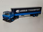 Lion car Daf 2800 Meeus Transport eurotrailer 1:50, Gebruikt, Ophalen of Verzenden, Bus of Vrachtwagen, Lion Toys