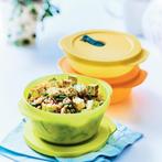 Tupperware CrystalWave Rond - Small Set van 3 Nieuw, Ophalen of Verzenden, Nieuw, Groen, Bak of Kom