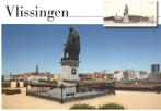 Ansichtkaart Vlissingen: Standbeeld Michiel de Ruyter, Verzamelen, Ophalen of Verzenden, 1980 tot heden, Ongelopen, Zeeland