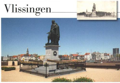 Ansichtkaart Vlissingen: Standbeeld Michiel de Ruyter, Verzamelen, Ansichtkaarten | Nederland, Ongelopen, Zeeland, 1980 tot heden