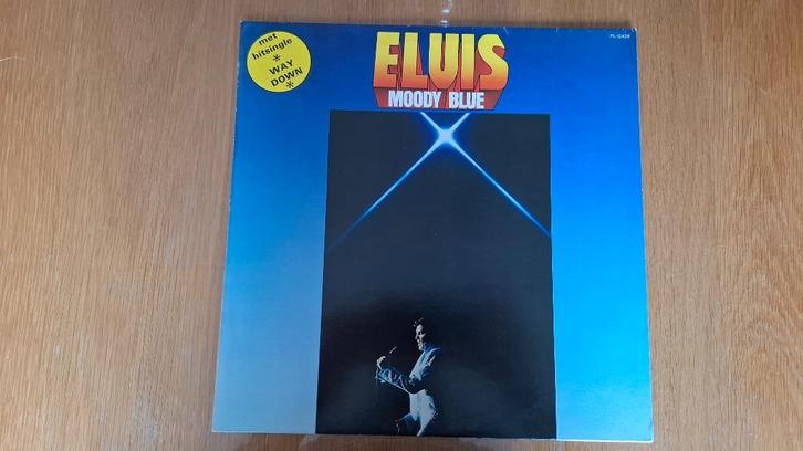 Elvis Moody Blue Lp. 1977  12 inch  Stereo  PL - 12428, Verzamelen, Muziek, Artiesten en Beroemdheden, Gebruikt, Cd of Plaat, Ophalen of Verzenden