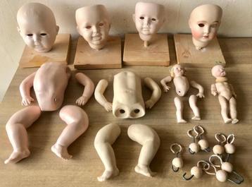Porseleinen poppen onderdelen - Simon&Halbig beschikbaar voor biedingen