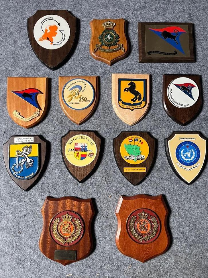 Onderdeelsschildjes, Verzamelen, Militaria | Algemeen, Landmacht, Embleem of Badge, Nederland, Ophalen of Verzenden