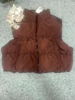 NIEUW, korte bruine gevoerde bodywarmer van Divided HM, mt L, Kleding | Dames, Divided, Bruin, Maat 42/44 (L), Nieuw