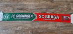Sjaal FC Groningen - SC Braga, Ophalen of Verzenden, Zo goed als nieuw