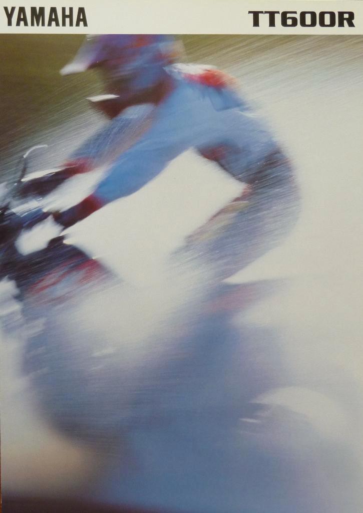 Folder YAMAHA TT 600 R 1998, Motoren, Handleidingen en Instructieboekjes, Yamaha, Ophalen of Verzenden