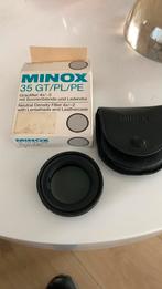 Minox 35 GT PL PE grijsfilter in originele hoesje, Ophalen of Verzenden, Zo goed als nieuw, 50 tot 60 mm, UV-filter