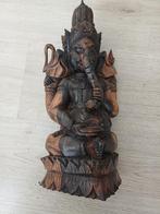 beeld , hardhout Ganesha, Antiek en Kunst, Verzenden