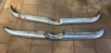Lancia Aurelia B20 voorbumpers RVS chroom x2 beschikbaar voor biedingen