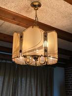 Hanglamp, Huis en Inrichting, Lampen | Kroonluchters, Gebruikt, Ophalen, Glas