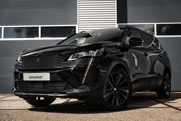 Peugeot 5008 GT Black Pack |Stoelverw. |Keyless |Camera |ACC, Auto's, Peugeot, Bedrijf, Te koop, 360° camera, ABS, Adaptive Cruise Control