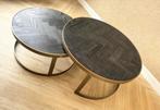 Richmond salontafels ‘Blackbone’, Huis en Inrichting, Rond, Zo goed als nieuw, Minder dan 50 cm, 50 tot 100 cm