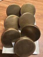 Ronde koperkleurige wandhaken., Huis en Inrichting, Ophalen of Verzenden, Nieuw, Overige typen