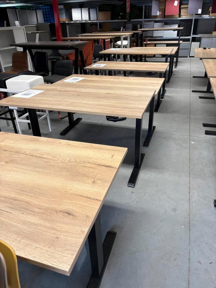 Sta zit Bureau Snel Slinger 160x80cm, Huis en Inrichting, Bureaus, Zo goed als nieuw, Bureau, In hoogte verstelbaar, Ophalen of Verzenden