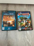 2x PC Games Worms 4 & Myst end of Ages, Avontuur en Actie, Gebruikt, Verzenden, 1 speler