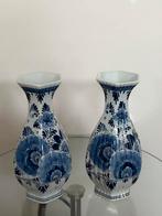 Delfts blauwe vazen, 26 cm hoog, Ophalen of Verzenden