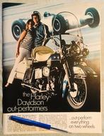 Advertentie uit 1969 Harley Davidson Electra Glide, Verzamelen, Motoren, Zo goed als nieuw, Verzenden