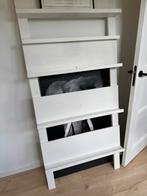 Tijdschriften rek vier etages kleine beschadigingen, Ophalen, Zo goed als nieuw, 25 tot 50 cm, Minder dan 100 cm