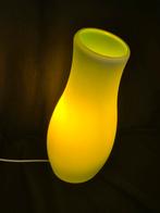 Ikea mylonit groen wit glazen lamp, Huis en Inrichting, Lampen | Tafellampen, Ophalen of Verzenden, Zo goed als nieuw, Glas, Minder dan 50 cm