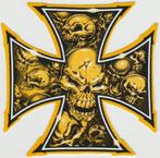 Iron Cross Skull sticker #9, Verzenden, Nieuw, Overige typen