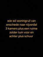 Woningruil van nijverdal naar enschede, Ophalen of Verzenden