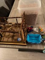Vogel speelplaats, houtsnippers en toebehoren, Ophalen, Gebruikt, Kooi-accessoires