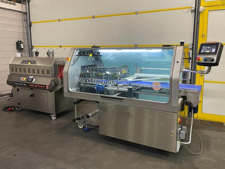 Minipack Pratika MPE X2 Inox Sealmachine + Krimptunnel, 2021, Zakelijke goederen, Machines en Bouw | Industrie en Techniek, Ophalen