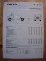 Volvo N10 4x2 Technische Specificatie folder 1980 Torpedo, Ophalen, Volvo, Volvo, Zo goed als nieuw