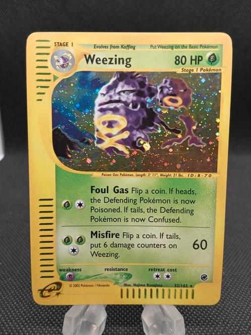 Weezing Holo - Expedition - Pokémon kaart, Hobby en Vrije tijd, Verzamelkaartspellen | Pokémon, Gebruikt, Losse kaart, Foil, Ophalen of Verzenden