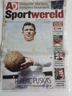 AD Sportwereld Ferenc Puskas, Ophalen of Verzenden, Zo goed als nieuw, Ajax, Boek of Tijdschrift