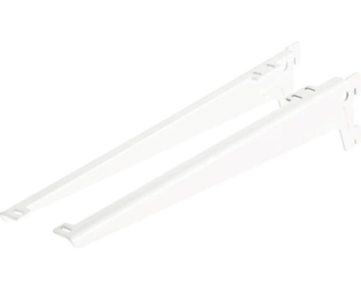 Plankdrager met hoek 38 cm wit, 2 stuks, Huis en Inrichting, Stoffering | Vloerbedekking, Nieuw, Overige typen, Wit, minder dan 10 m²