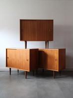 Vintage Deens dressoir in teak (2 stuks beschikbaar!), Ophalen, Onbekend, Zo goed als nieuw, Onbekend