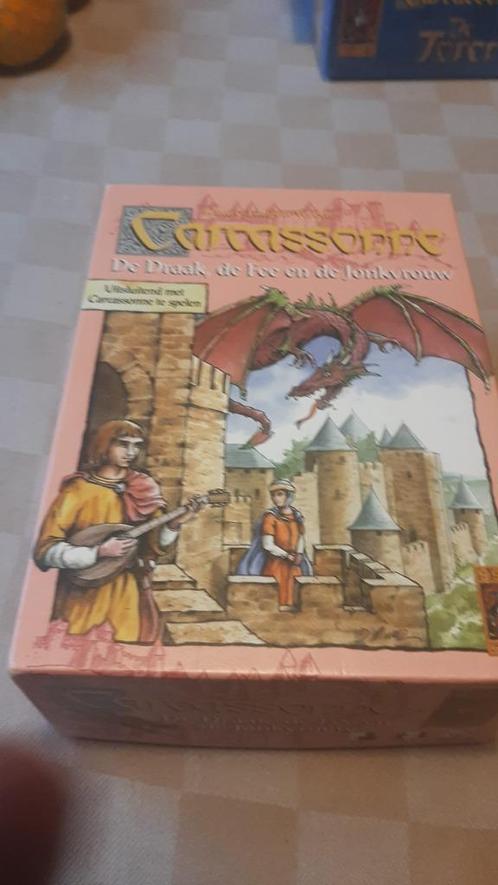 bordspel fraai Carcassonne de Draak de Fee de Jonkvrouw, Hobby en Vrije tijd, Gezelschapsspellen | Bordspellen, Nieuw, Een of twee spelers