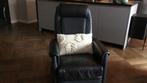 Relax stoel, Huis en Inrichting, Stoelen, Gebruikt, Zwart, Leer, Ophalen of Verzenden