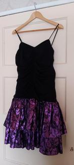 Vintage Meiko Dorette Avondjurk  Maat 40, Maat 38/40 (M), Meiko Dorette, Paars, Ophalen of Verzenden