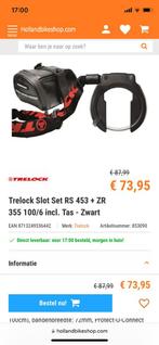 Trelock ringslot + ketting 16 stuks NIEUW, Ophalen of Verzenden, Zo goed als nieuw, Kettingslot