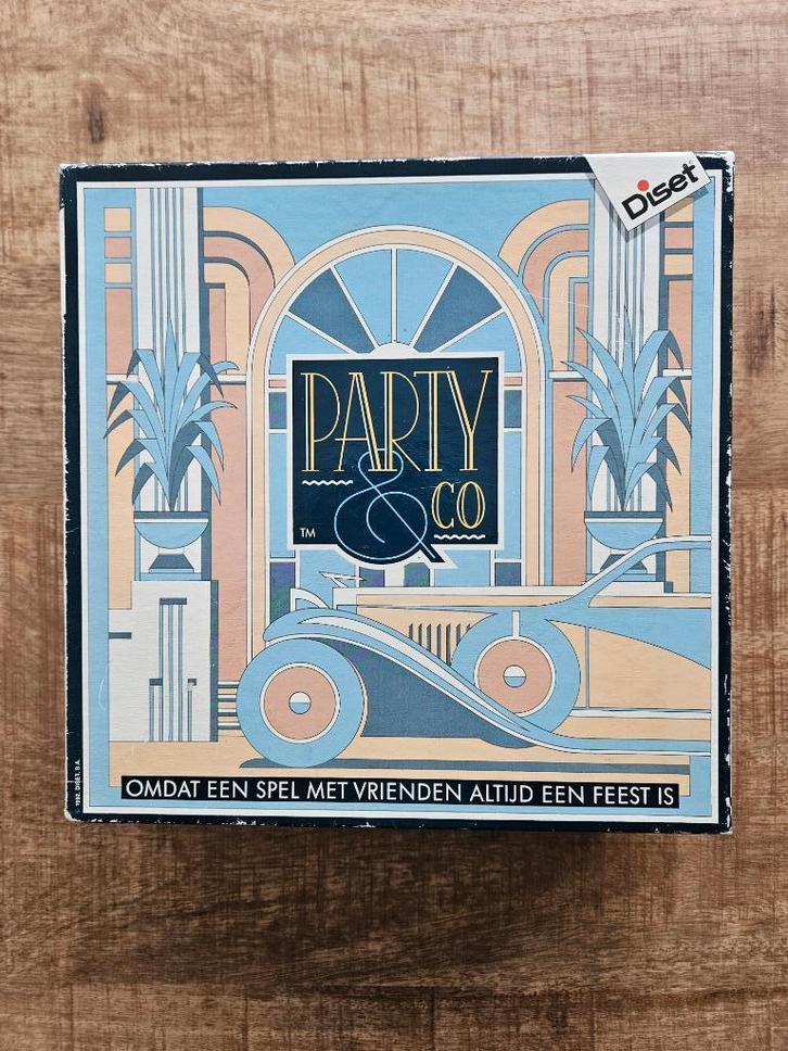 Diset Party & Co bordspel uit 1993 vintage, Hobby en Vrije tijd, Gezelschapsspellen | Bordspellen, Ophalen