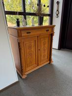 Massief Kastanjehouten Meidenkast - 2 Deurs, 1 Lade, Ophalen, Klassiek, 50 tot 100 cm, Zo goed als nieuw