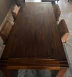 Kast een eettafel met 4 nieuwe stoelen en tv meubel, Huis en Inrichting, Complete inboedels, Ophalen of Verzenden