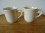 2 bekers Steelite International England, Ophalen of Verzenden, Zo goed als nieuw, Overige stijlen, Kop(pen) en/of Schotel(s)