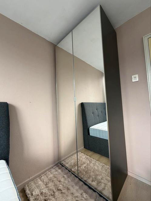 Ikea PAX kast 2-deurs met spiegels, Huis en Inrichting, Kasten | Kledingkasten, Zo goed als nieuw, 200 cm of meer, 50 tot 100 cm