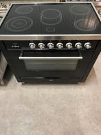 Boretti keramisch 90cm fornuis, Witgoed en Apparatuur, Fornuizen, 60 cm of meer, Ophalen of Verzenden, Inductie, Vrijstaand