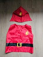 Brandweerkostuum carnaval maat 110-116, Kinderen en Baby's, Carnavalskleding en Verkleedspullen, Ophalen of Verzenden, Zo goed als nieuw