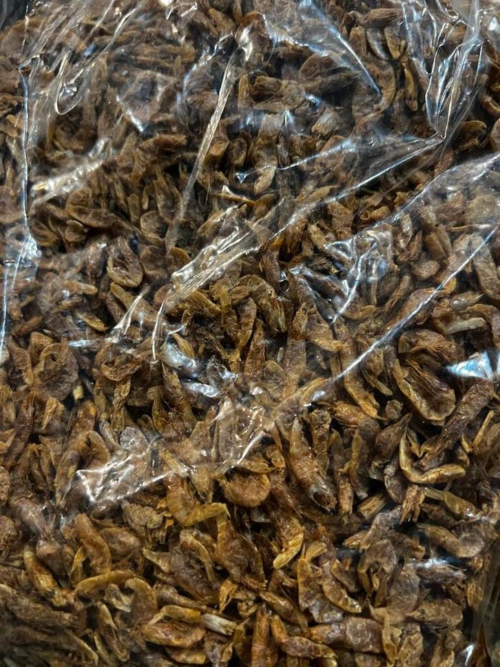 Gedroogde garnalen – 2,5 liter – Natuurlijk voer, Dieren en Toebehoren, Vissen | Aquaria en Toebehoren, Zo goed als nieuw, Ophalen of Verzenden