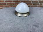 Gispen giso lamp plafonniere halfrond izgst groot model, Ophalen of Verzenden, Gebruikt, Glas