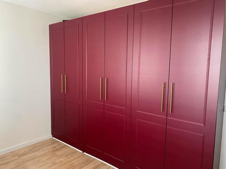 Ruime IKEA pax kast (300cm) met unieke look!, Huis en Inrichting, Kasten | Kledingkasten, Gebruikt, 200 cm of meer, Met deur(en)